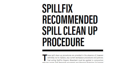 Clean up Procedure