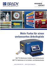 Broschüre Brady Schilderdrucker BBP35 und BBP37