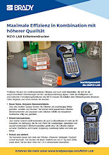 Datenblatt Mobiler Etikettendrucker M210-LAB