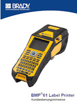 Quick Start Guide Brady BMP61
