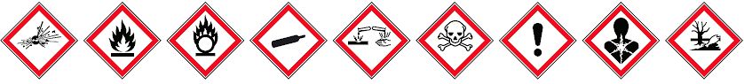 GHS Gefahrstoffsymbole